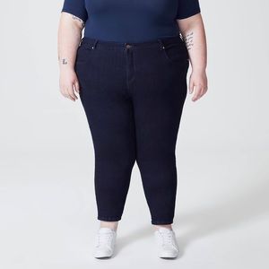 US 28 Mid Rise 27” Siene Skinny Jeans dark indigo